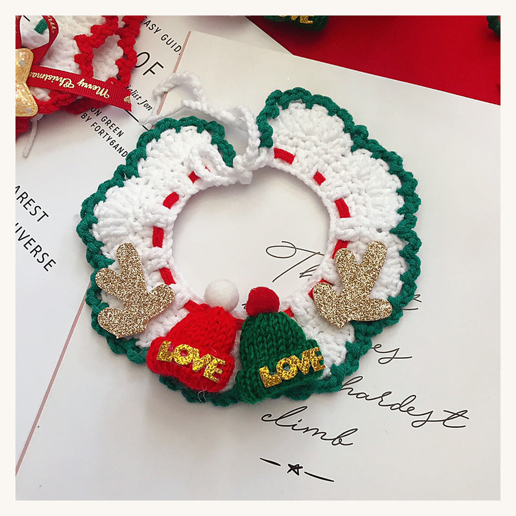 Collier de Noël couronne verte