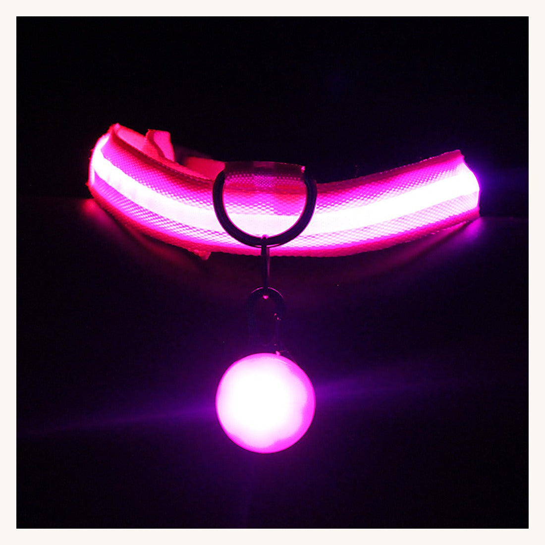 Collier lumineux à LED