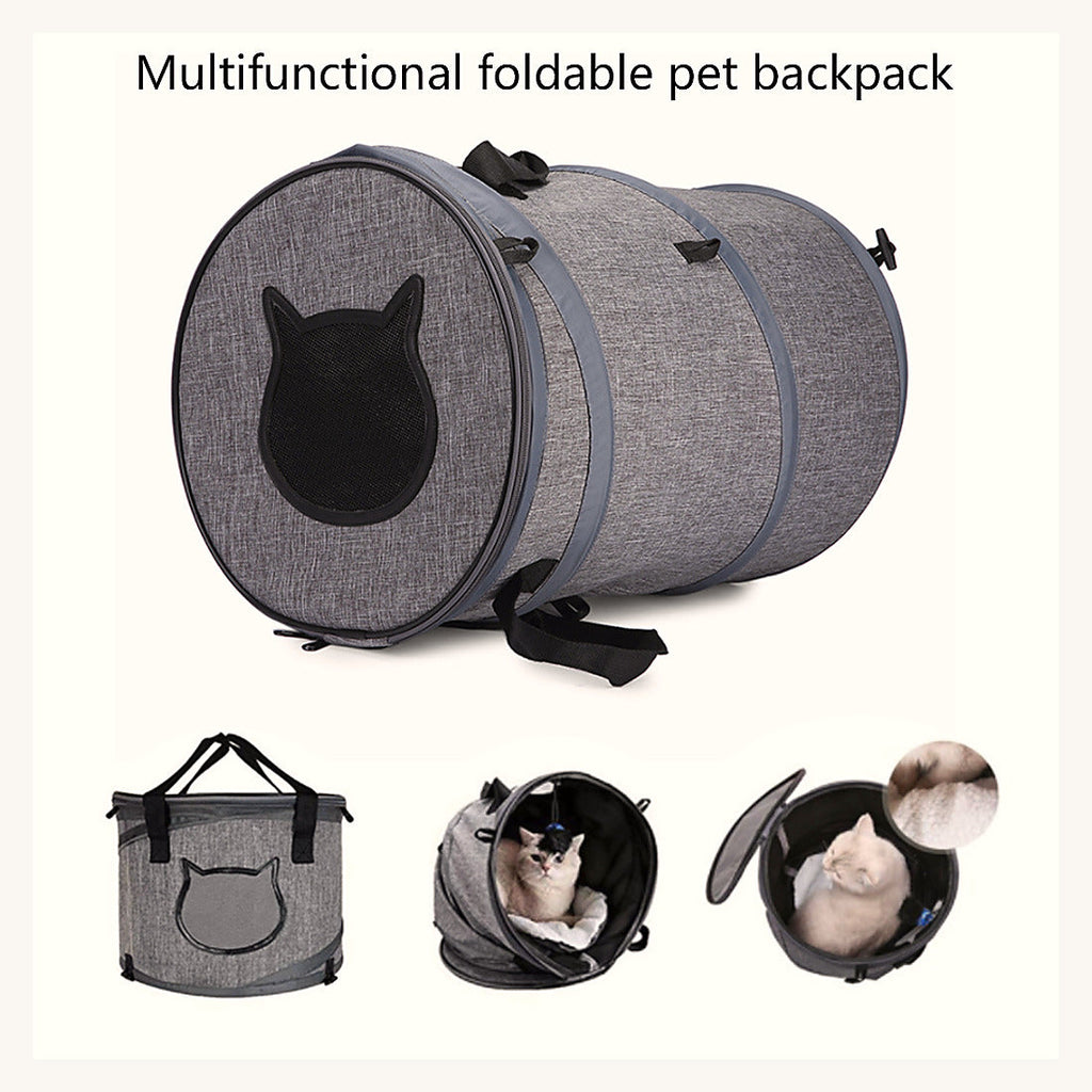 Le sac replié et ses différentes positions