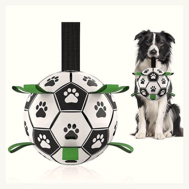 Ballon de soccer interactif avec ses sangles en nylon