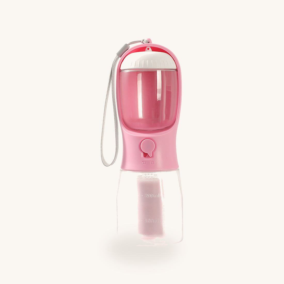 Gourde-gamelle rose