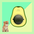 Jouet avocat à l'herbe à chat avec sa boule rotative